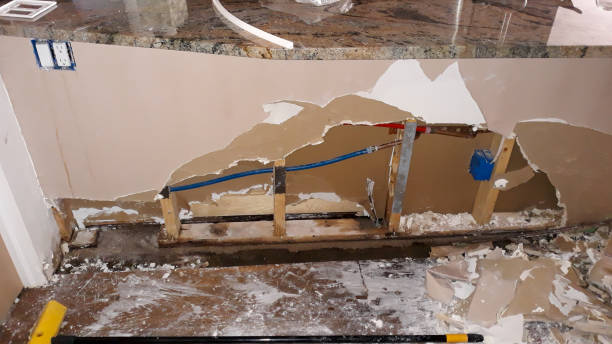 Water damage restoration process in Gordon, NE